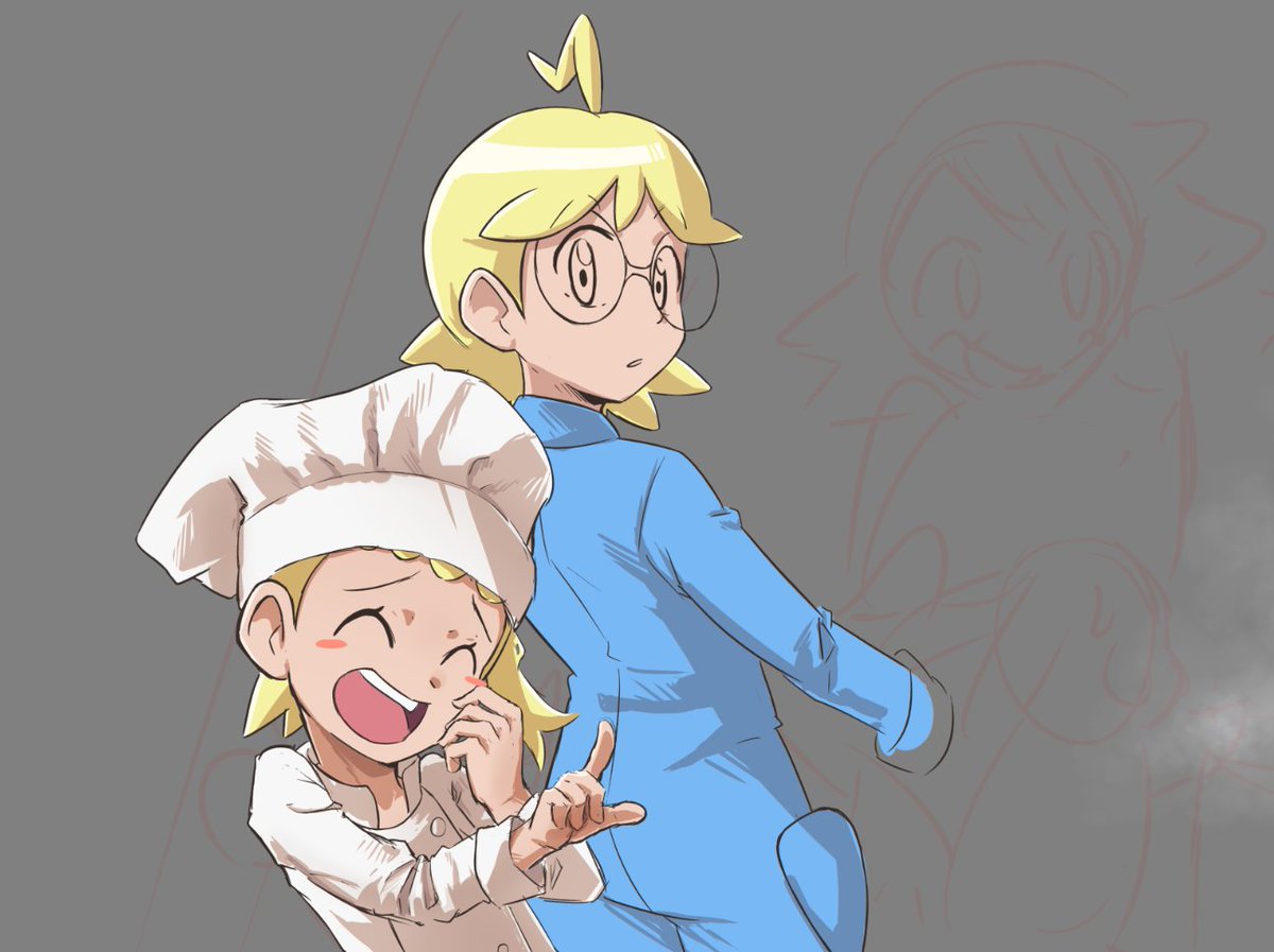 I don't know when I'm going to finish this one. But look, mini-chef Bonnie!
