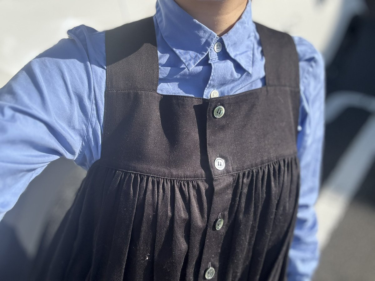 tetotetotetos's tweet image. ｺﾑｺﾑのシャツとﾀｵのワンピース