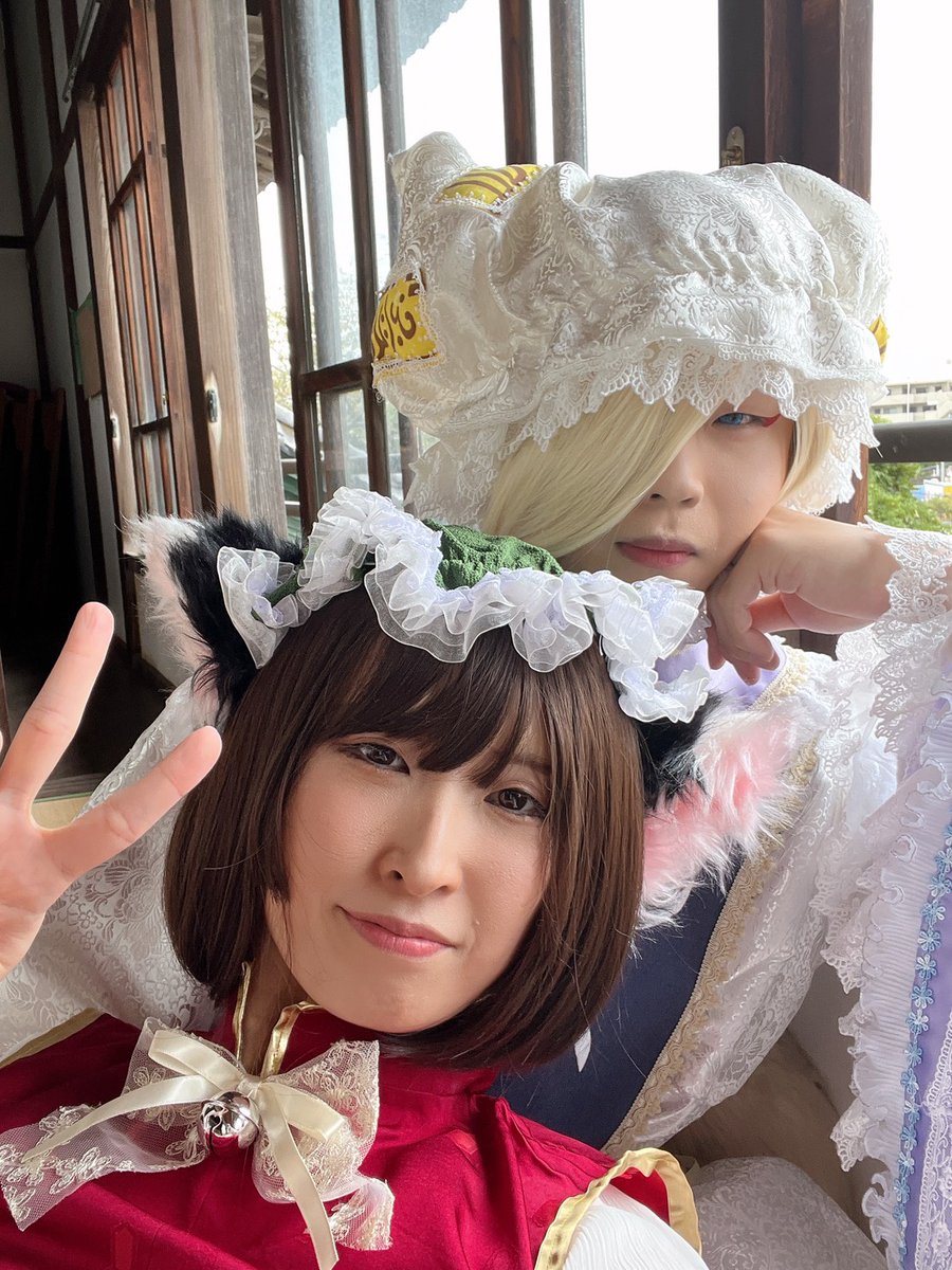 lnbayun's tweet photo. 何だかんだでかっぱ巻き(@6vsTyyD3SobYWuS)とお付き合いしてから1年経ちました！
これからも2人で一緒にコスプレしていくので、かっぱ巻き共々宜しくです！ https://t.co/k1S7wEY0eC