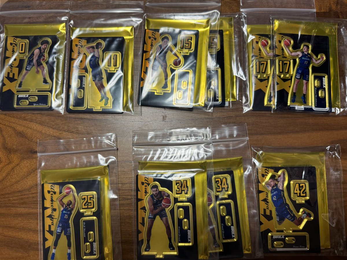 宇都宮ブレックス 2025-26 選手miniアクリルスタンド お譲りします or