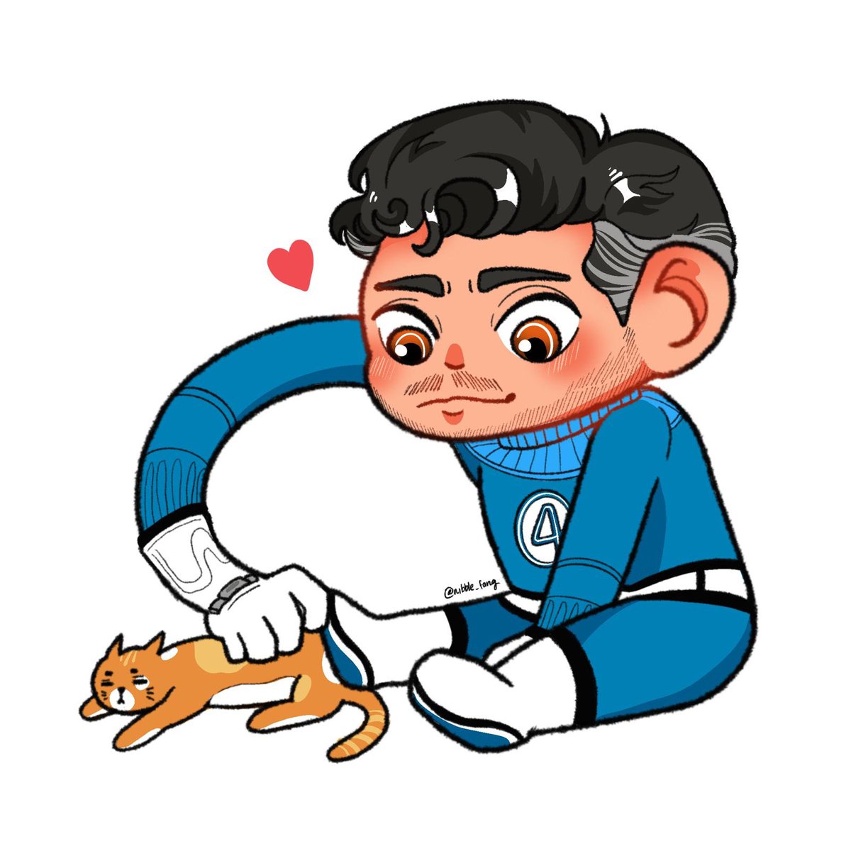 nibble_fang's tweet image. Doodle 

#reedrichards #f4 #fantasticfour #artidn #artistontwitter #fanart