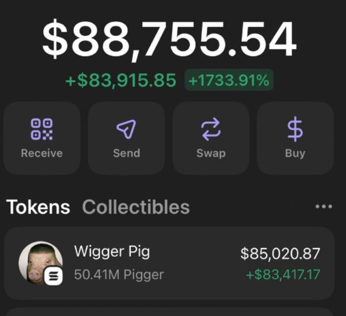 Felix_sam1's tweet photo. π₯ $PIGGER is absolutely on fire in my private TG! π·
Charts are skyrocketing, the community is buzzing β all pure alpha energy. π
When we call a print, itβs serious gains. π° #PIGGER #AlphaPlays https://t.co/dkXwdbamXP