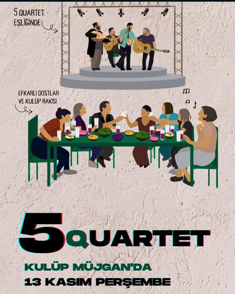 Ankara Konseri ❗️
13 Kasım Perşembe 
Kulüp Müjgan
21:00