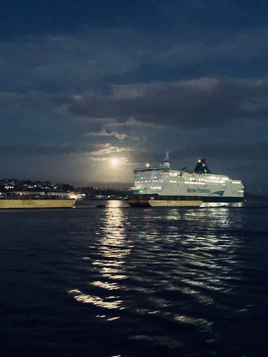 Irish ferry leaving Pembroke Dock
