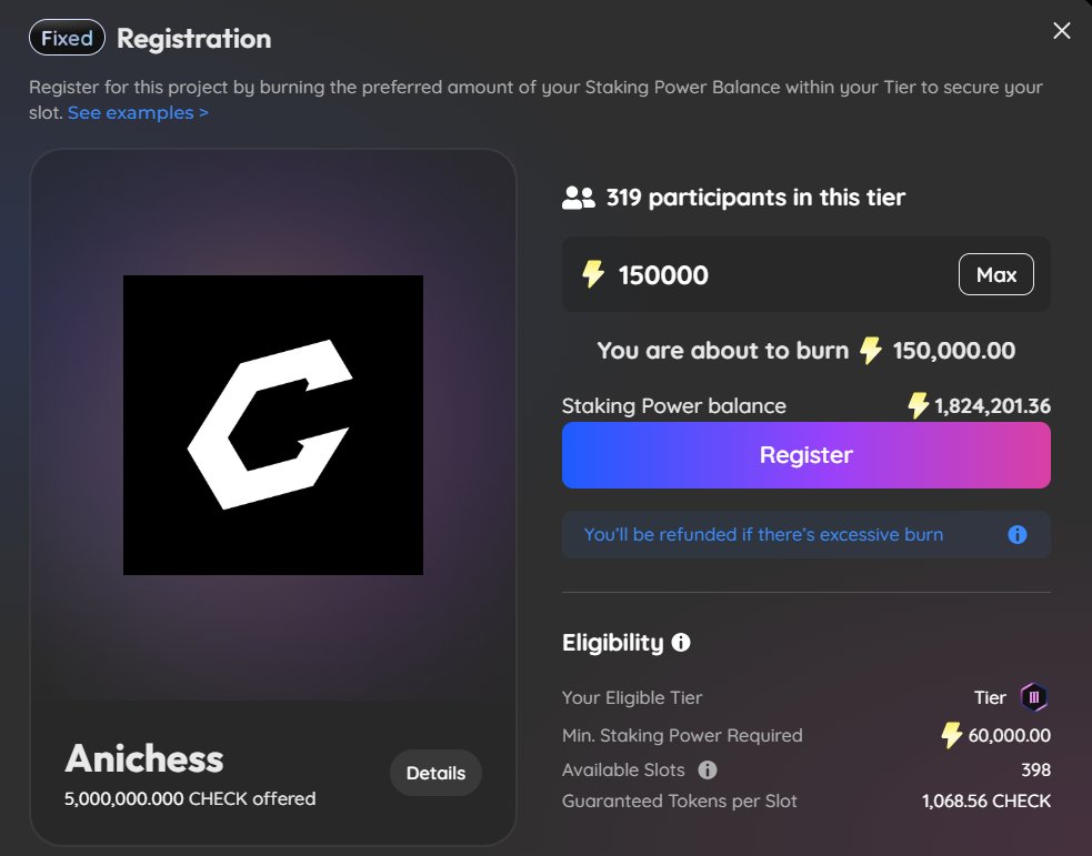 Beklenen $CHECK coin MocaDrop'a geldi.

<a href="/AnichessGame/">Anichess</a>, Animoca'ya doğrudan bağlı, <a href="/chesscom/">Chess.com</a> ile ortak yapılmış bir satranç oyunu. Moca'yı bilen herkes Anichess'ten haberdardır. TGE yaklaştı, Kaito pre-sale'inden sonra MocaDrop'a geldi.

Kaito satışında FDV $35M üzerinden