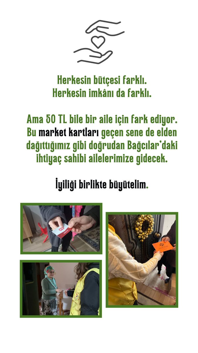 merdumgiriz676's tweet photo. Haftasonu kart dağıtımını yapacağız. Yardımcı olmak isterseniz DM’den yazabilirsiniz. 🙏🏼 https://t.co/mlhd8PVWES