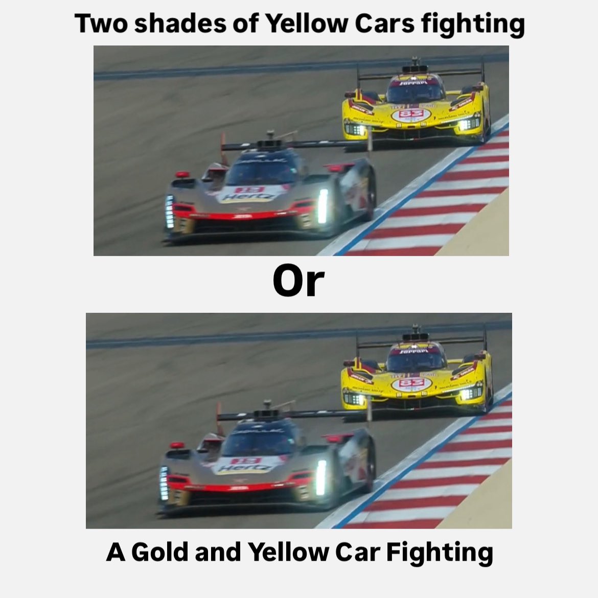 Settle this debate once and for all 

#WEC