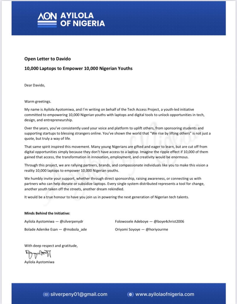 silverpenydr's tweet image. Davido pls help us the Youth 🙏🙏