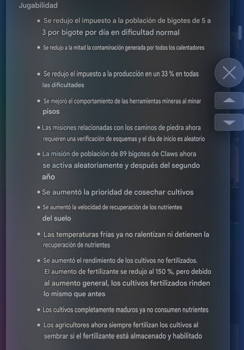 Whiskerwood añade un parche que nivela la dificultad y baja sus exigencias en modo normal.
Menos impuestos, menos contaminación, poder reponer las hogueras... Me alegra que sea más accesible.
Recuerden quién les mostró la cara más agresiva de los gatos 🐭.