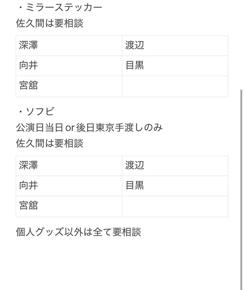 Snow Man DOME TOUR 2025-2026 ON 北海道公演 
 グッズ代行いたします。

【譲】画像参照(無印は各4)

定価分先払いお願いします(難しい場合ご相談ください)

11/14、11/15各1枠ずつ確保済
必要事項明記の上DMまでお願いいたします。

 #SnowManグッズ代行