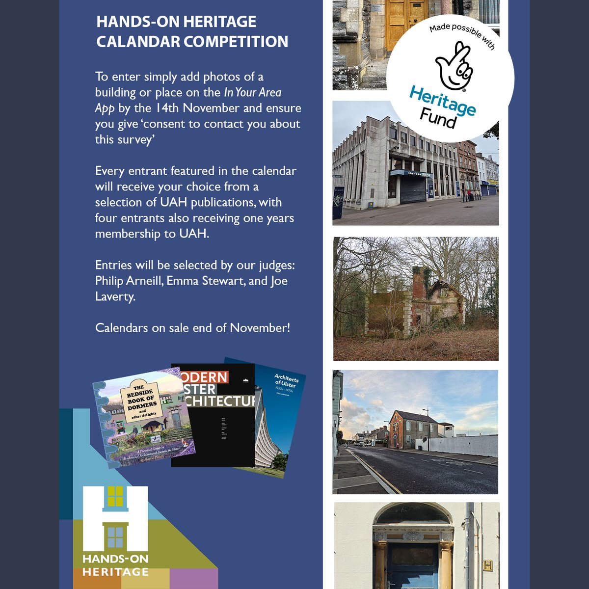 heritage_ni's tweet photo. The Hands-on Heritage Calendar Competition closes Friday 14th November! To enter just add somewhere you care about to our In Your Area map: https://t.co/29sAohCBMs https://t.co/eCv1VM0IpE