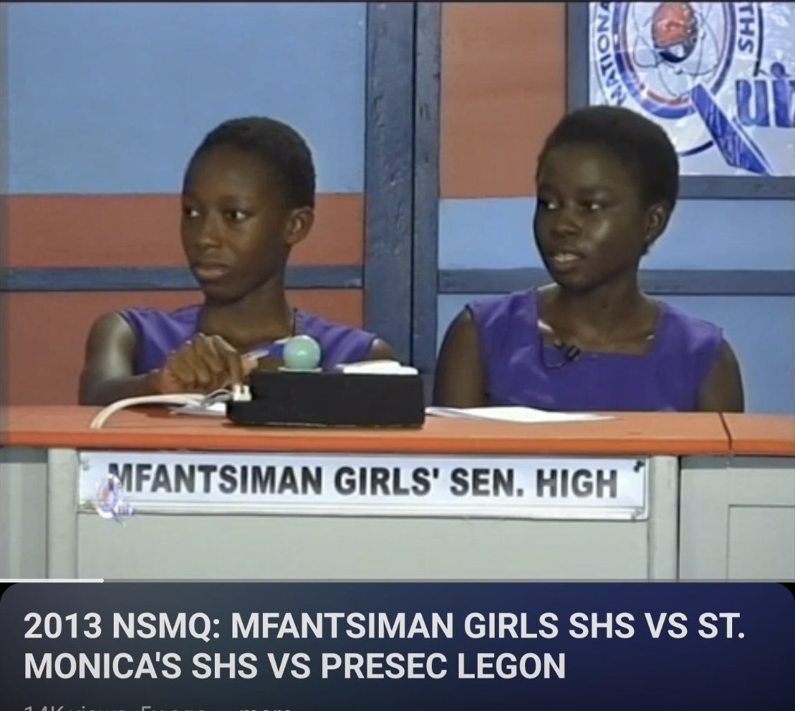 Thevokofficial's tweet image. 📍📍 NSMQ Alumni Spotlight 📍📍

In 2013, Grace Adoley Ansah led Mfantsiman Girls’ SHS to make history as the first all-girls school in 14 years to reach the NSMQ finals. Now a Stanford &amp;amp; Harvard alum, she’s Manager of Research &amp;amp; Innovation at Lead For Ghana. #AlumniSpotlight