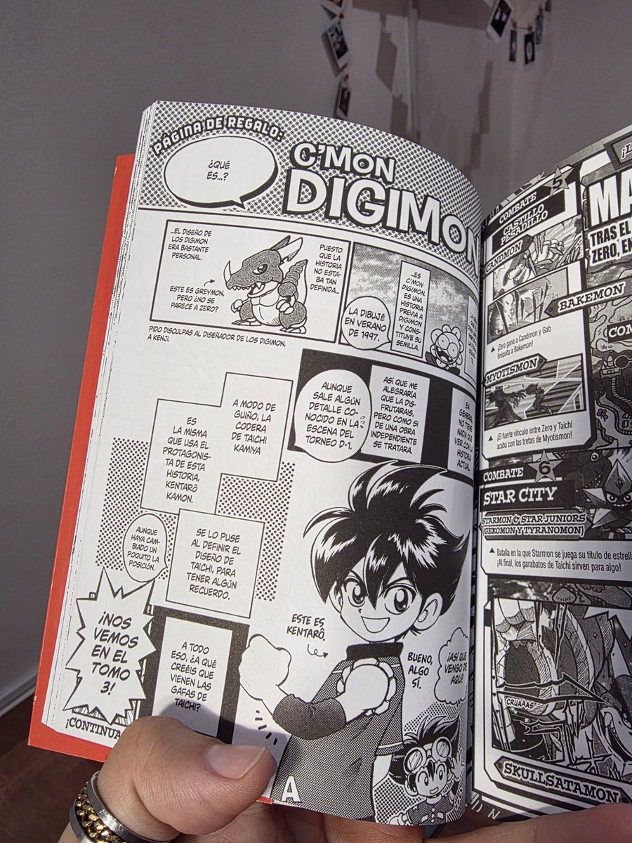 Digimon_Freaks's tweet photo. Oye que chula también la historia de C'Mon Digimon, súper emotiva y motivadora 🦾
Kentaro y Bun hacen buena pareja.
#Digimon #CMonDigimon
Gracias @NormaEdManga he disfrutado un montón este segundo tomo. https://t.co/9g1RYrb36g