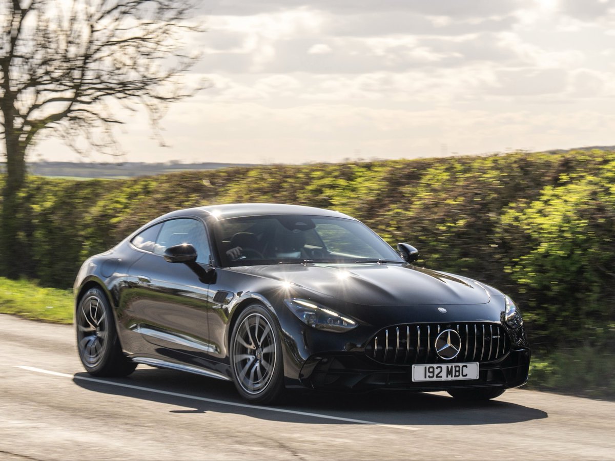 theintercoolerx's tweet photo. ‘Have we not been here before? Did Mercedes not ruin – it is not too strong a word – the once gorgeous C63 by doing the same thing?’

@Andrew_Frankel drives the four-cylinder Mercedes-AMG GT43 – a £105,435 rival for the Porsche 911 Carrera

Free to read now on The Intercooler. ⬇️ https://t.co/c4yGDgCTkW