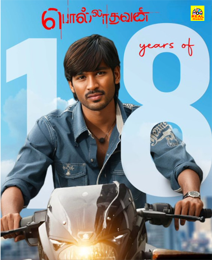 realmusic_2007's tweet photo. 18 Years of Polladhavan🔥

#18yearsofpolladhavan #dhanush #vetrimaaran #gvprakash #tamilcinema #realcinemas2007 https://t.co/Pyo3ZNEu1e