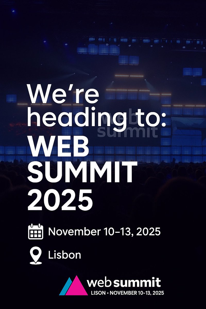 NexaCognition's tweet image. We’re heading to #WebSummit 2025 in Lisbon 🇵🇹
10-13 November - where thousands of innovators and decision-makers gather to explore AI, SaaS, fintech and beyond. Get in touch if you&apos;re going.

#TechConference #AI #RevOps #NexaCognition #Tech