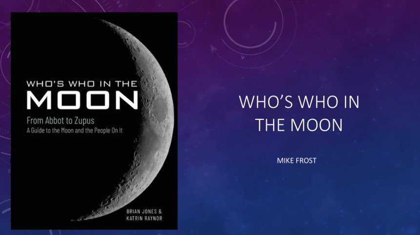 wolvasuk's tweet image. Our next talk evening is 
Monday 17th November 2025
7:30pm (Doors open from 7pm)

Mike Frost
Who’s Who in the Moon

Society membership is £10 for the year or you can attend this talk for a guest fee of £2 (payable on the door).

For more details go to wolvas.org.uk