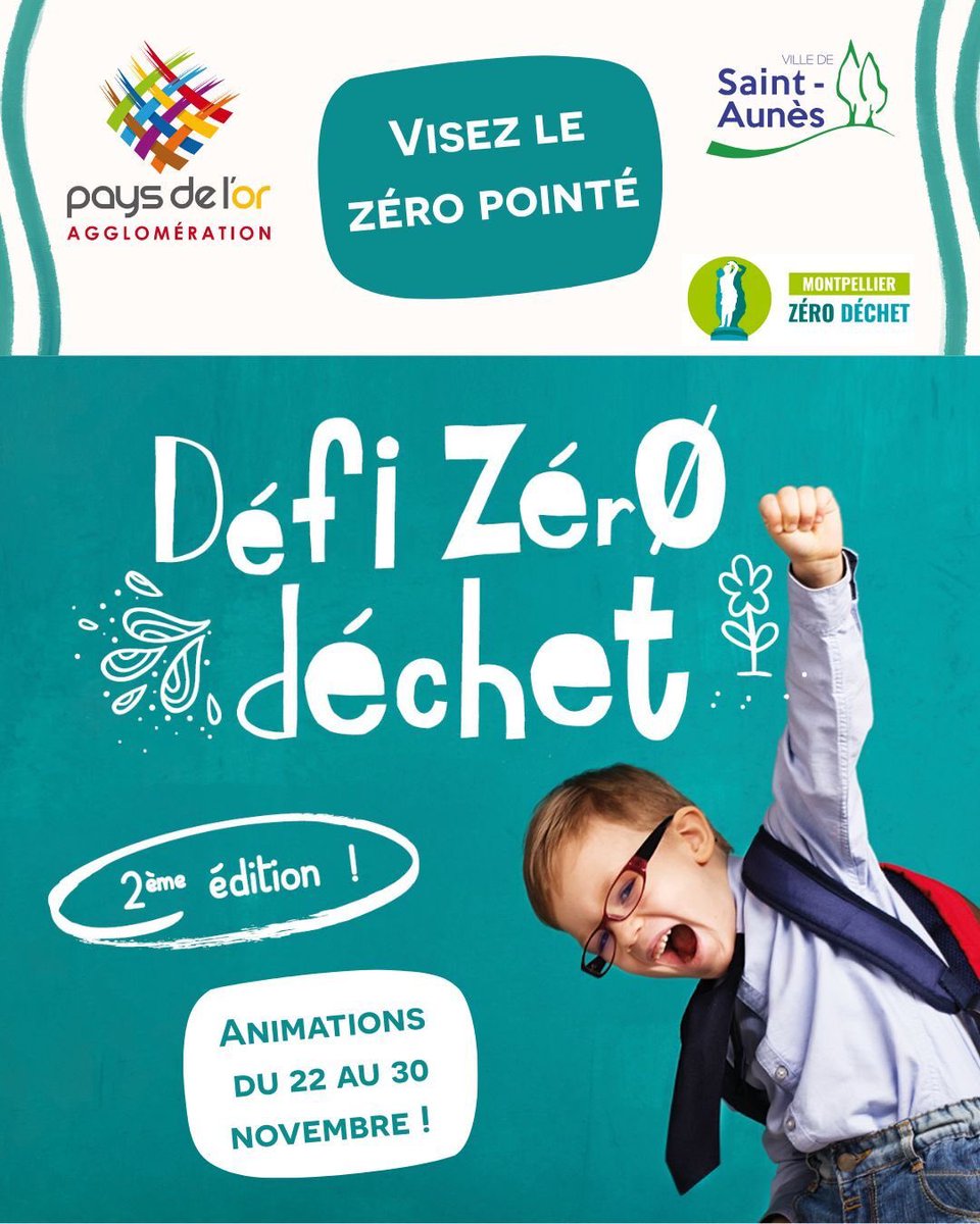 ♻️ Semaine Européenne de Réduction des Déchets
Du 22 au 30 novembre, l’Agglo du Pays de l’Or se mobilise
Place aux petits appareils électriques : grille-pain, jouets à piles, téléphones, etc.
📍 À Saint-Aunès, déposez-les du 24 au 28 novembre dans la box à l’entrée de la Mairie