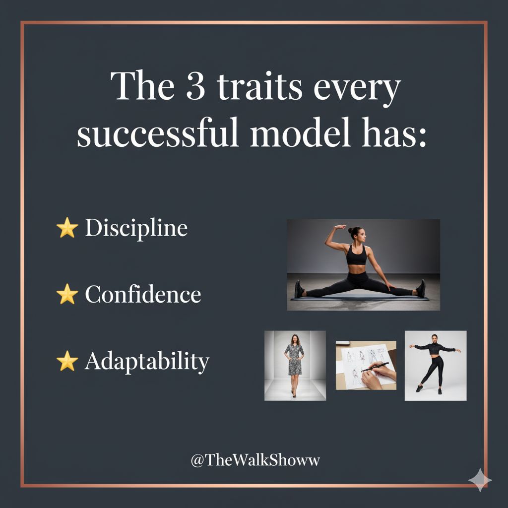 thewalkshoww's tweet photo. The 3 traits every successful model has (and it’s not looks):
1. Discipline — showing up even when it’s hard.
2. Confidence — walking like you belong.
3. Adaptability — learning, unlearning, evolving.
Because beauty fades, but mindset lasts.
#TheWalkShoww #ModelMindset https://t.co/fBqSreLv7i