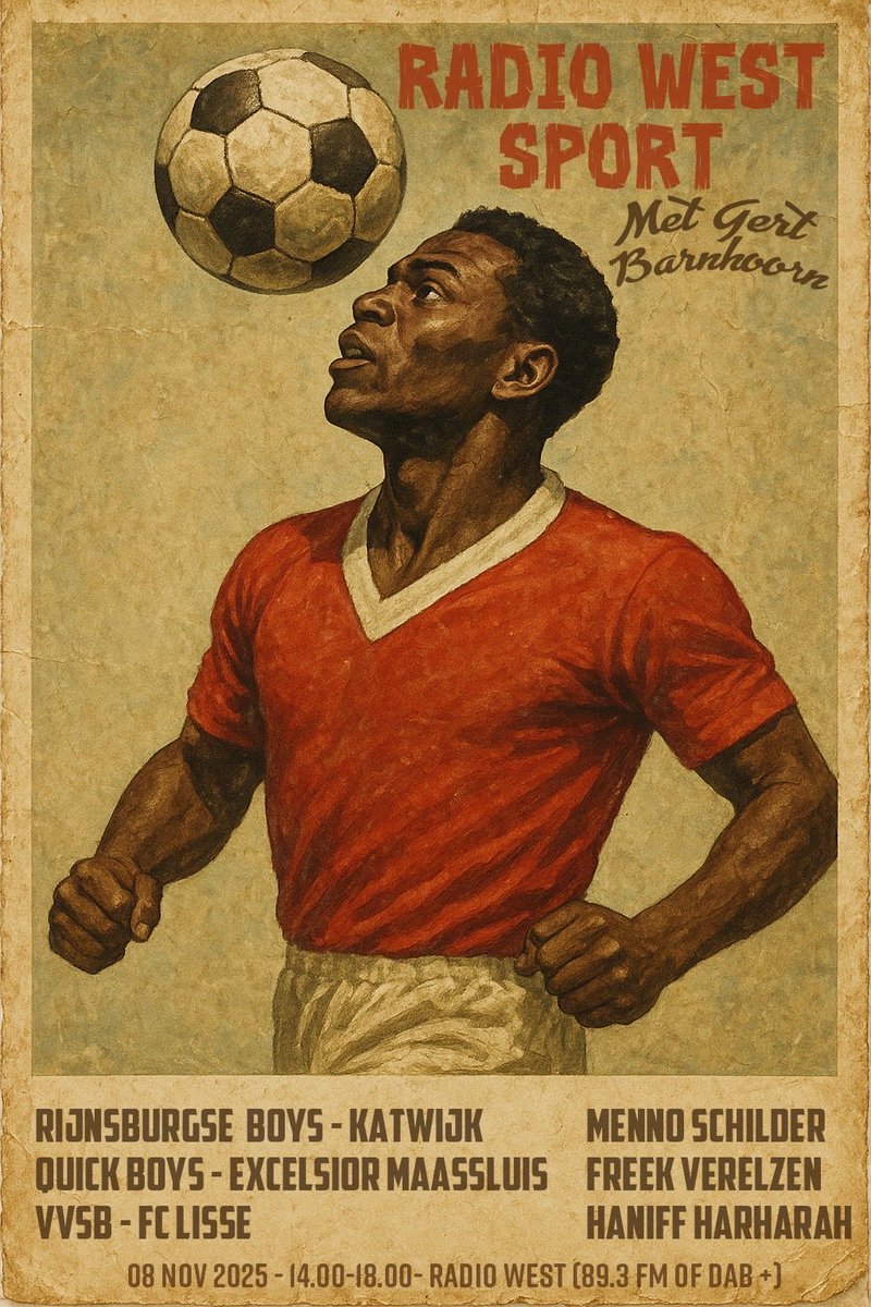 ⚔️ Regiederby’s galore! 
Een heerlijke herfstmiddag vol met de mooiste amateurvoetbalwedstrijden!

Mis niets via: 89.3 fm of DAB+
#rbbkat #vvslis #quiexc