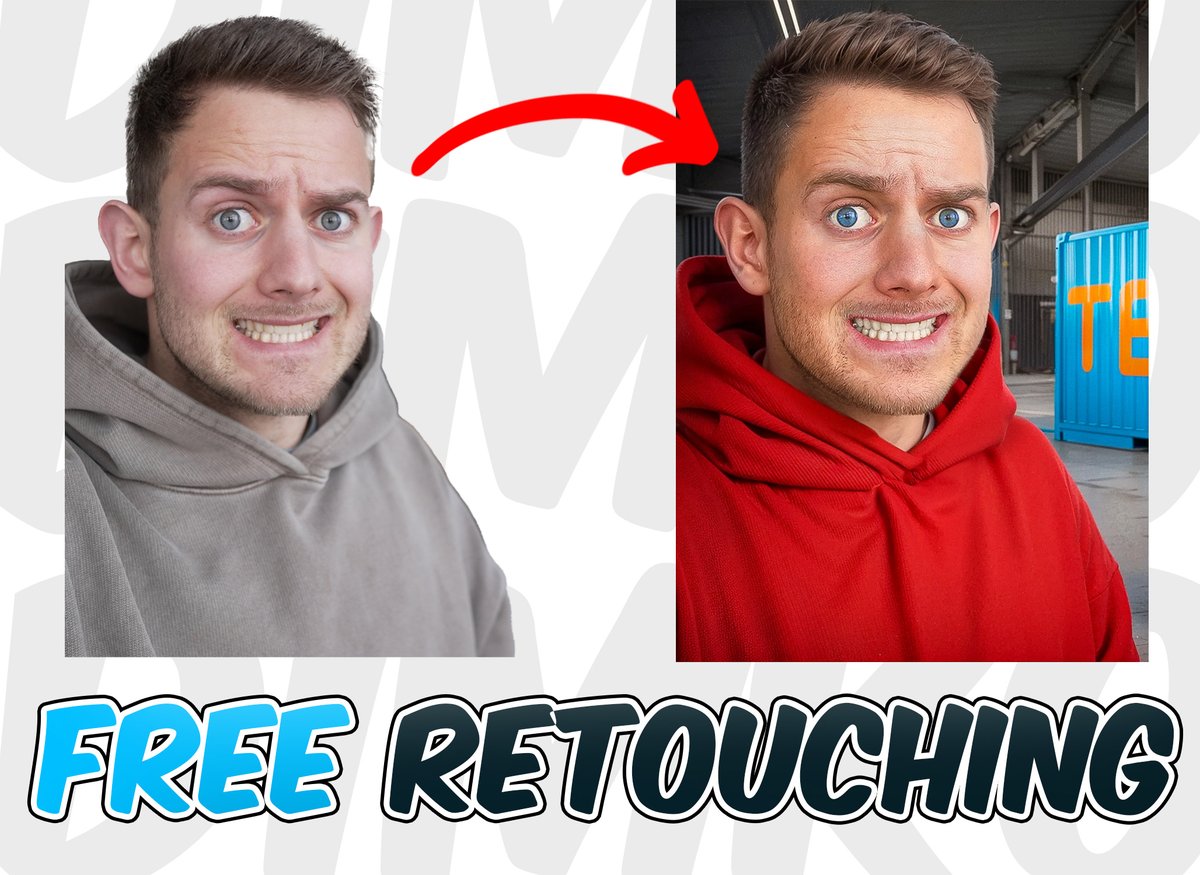 ⚡️My Face Retouch

Here’s how to get it:

1️⃣ Drop a like❤️
2️⃣ Hit retweet🔁
3️⃣ Comment “PSD” below👇

I’ll send the Drive link straight to your DMs.   
(make sure you’re following )

#psd #thumbnail #youtubethumbnail #youtube