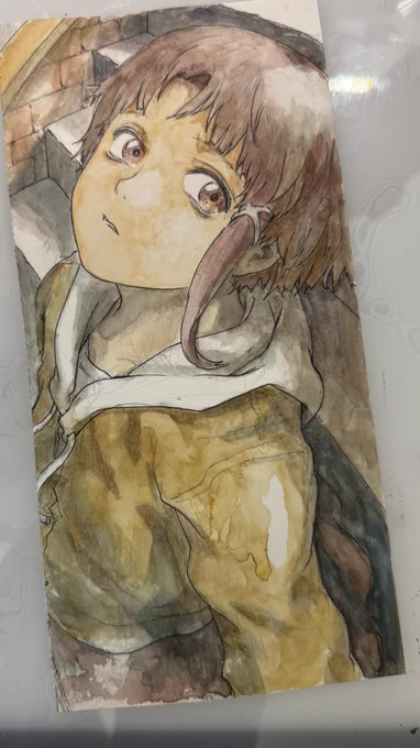 あ、一枚描きかけの方になってる。完成図はこちら。