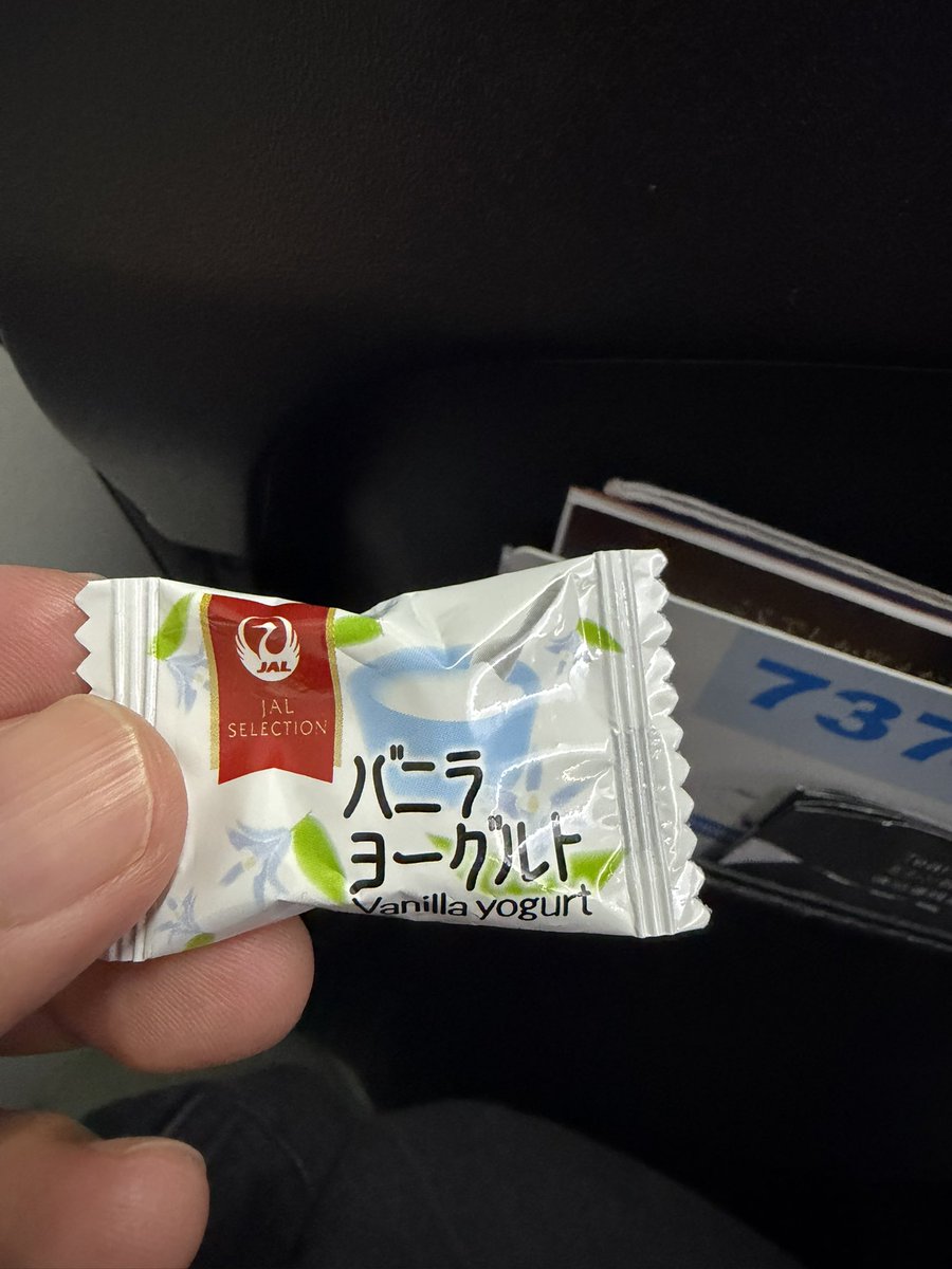 JALに乗るって想像すると「バニラヨーグルトの口」になるくらいに