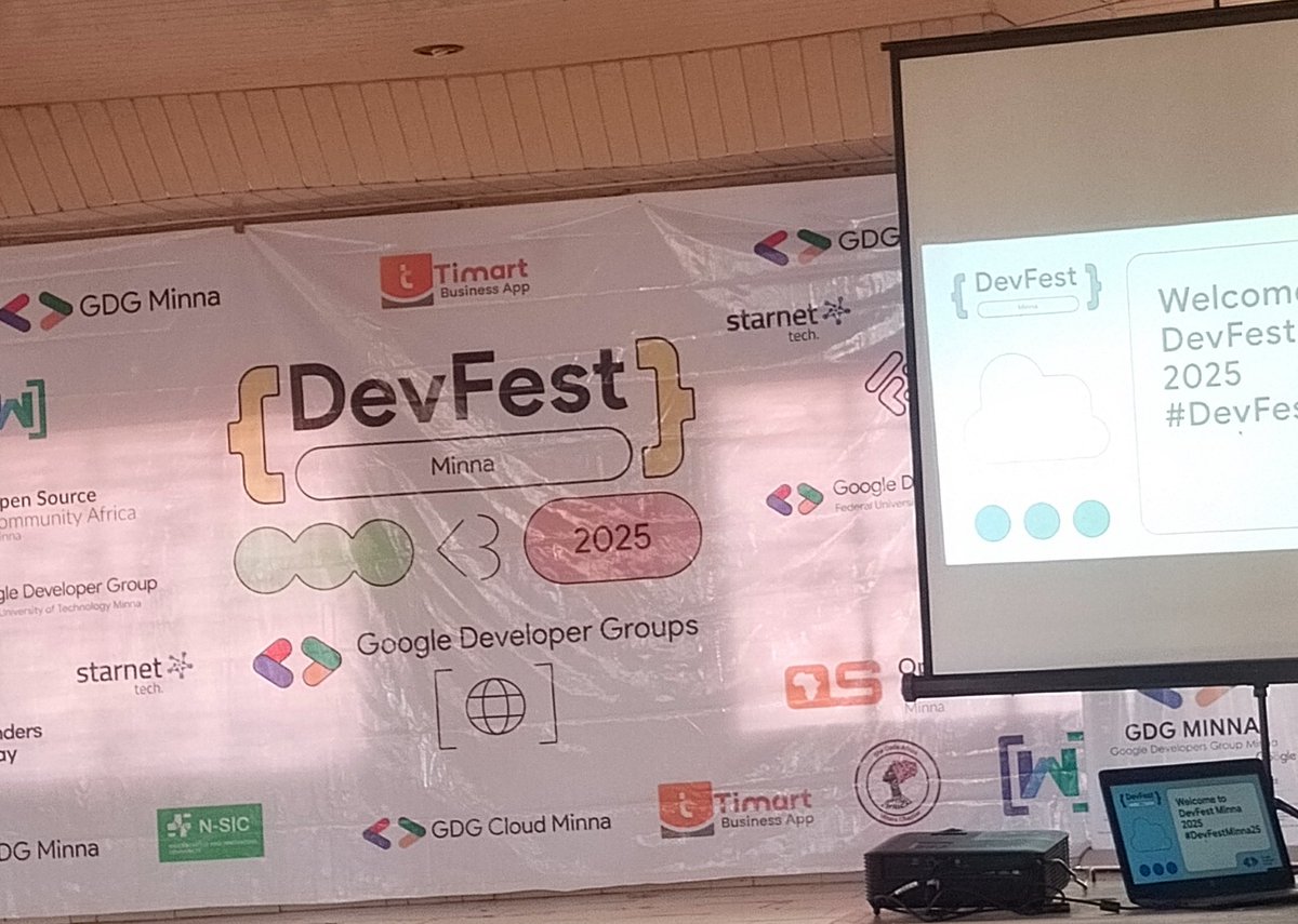 Clericcoder's tweet image. #DevFestMinna25