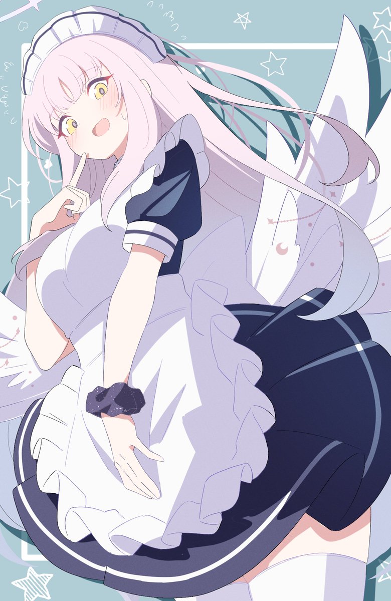 メイド服のミカ…！
＃ブルアカ