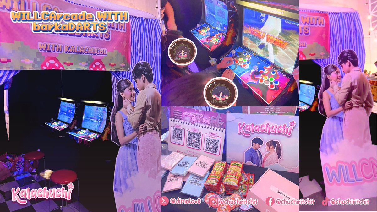 dimolove's tweet photo. #CatchKALACHUCHI’s next 𝗪𝗜𝗟𝗟𝗖𝗔𝗿𝗰𝗮𝗱𝗲 𝘄𝗶𝘁𝗵 𝗯𝗮𝗿𝗸𝗮𝗗𝗔𝗥𝗧𝗦!
our WILLCArcade with barkaDARTS booth was next level — from 𝙥𝙚𝙤𝙥𝙡𝙚 𝙮𝙚𝙡𝙡𝙞𝙣𝙜 𝙖𝙩 𝙩𝙝𝙚 𝙖𝙧𝙘𝙖𝙙𝙚 𝙢𝙖𝙘𝙝𝙞𝙣𝙚𝙨 to everyone aiming for that coveted 𝙙𝙤𝙣𝙪𝙩 𝙥𝙞𝙡𝙡𝙤𝙬, 𝙬𝙞𝙡𝙡𝙘𝙖 𝙘𝙝𝙞𝙗𝙞 𝙥𝙞𝙡𝙡𝙤𝙬, and 𝙩𝙖𝙙𝙝𝙖𝙣𝙖 𝙙𝙞𝙖𝙧𝙮 𝙥𝙧𝙞𝙯𝙚! we loved seeing everyone’s competitive spirit!
and if you dropped by our booth, we’d love to hear from you! 𝘀𝗵𝗮𝗿𝗲 𝘆𝗼𝘂𝗿 𝗪𝗜𝗟𝗟𝗖𝗔𝗿𝗰𝗮𝗱𝗲 𝗲𝘅𝗽𝗲𝗿𝗶𝗲𝗻𝗰𝗲 and tag us so we can relive the fun together. 🕹️🩷🩵
𝙖𝙣𝙙 𝙩𝙤 𝙩𝙝𝙤𝙨𝙚 𝙬𝙝𝙤 𝙙𝙞𝙙𝙣’𝙩 𝙜𝙚𝙩 𝙩𝙤 𝙗𝙧𝙞𝙣𝙜 𝙝𝙤𝙢𝙚 𝙖 𝙥𝙧𝙞𝙯𝙚 𝙩𝙝𝙞𝙨 𝙩𝙞𝙢𝙚 — 𝙨𝙩𝙖𝙮 𝙩𝙪𝙣𝙚𝙙, 𝙘𝙖𝙩𝙘𝙝𝙚𝙧𝙨!
we’ve got something fun coming your way soon 💌
#ThatFairCalledTadhana 🎡
#ThatPairCalledWILLCA 💘
