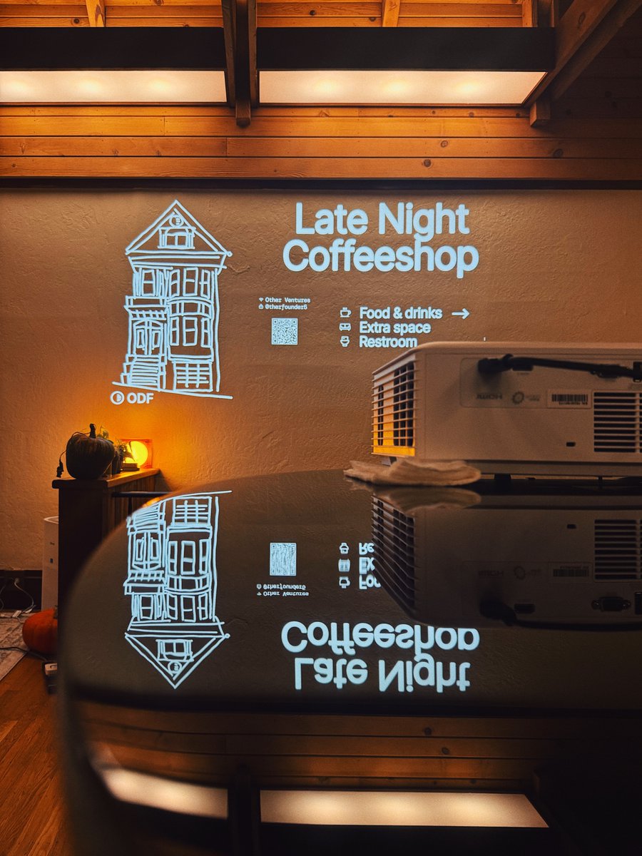 midnight friday in sf, and people are still building and grinding. relentless city.

<a href="/FedericoNoemie/">Noémie</a> thx for the invite!