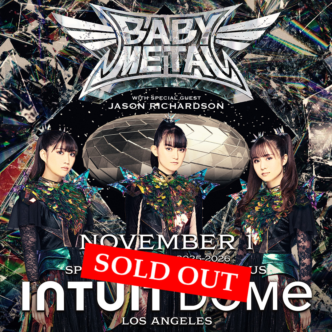 _sasametal's tweet photo. ＃BABYMETAL　＃ベビーメタル

UK　　　　O2アリーナ（20000人）
USA     　　INTUIT DOME(18000人）
MEXICO　  ARENA CDMX (22000人）

キャパ2万人クラスをほぼ現地人でソールドアウトって、、

結成当時かかげていた世界征服という目標を
公式とかで新たに設定し直して発表しないかしらｗ https://t.co/zMZAStnoml
