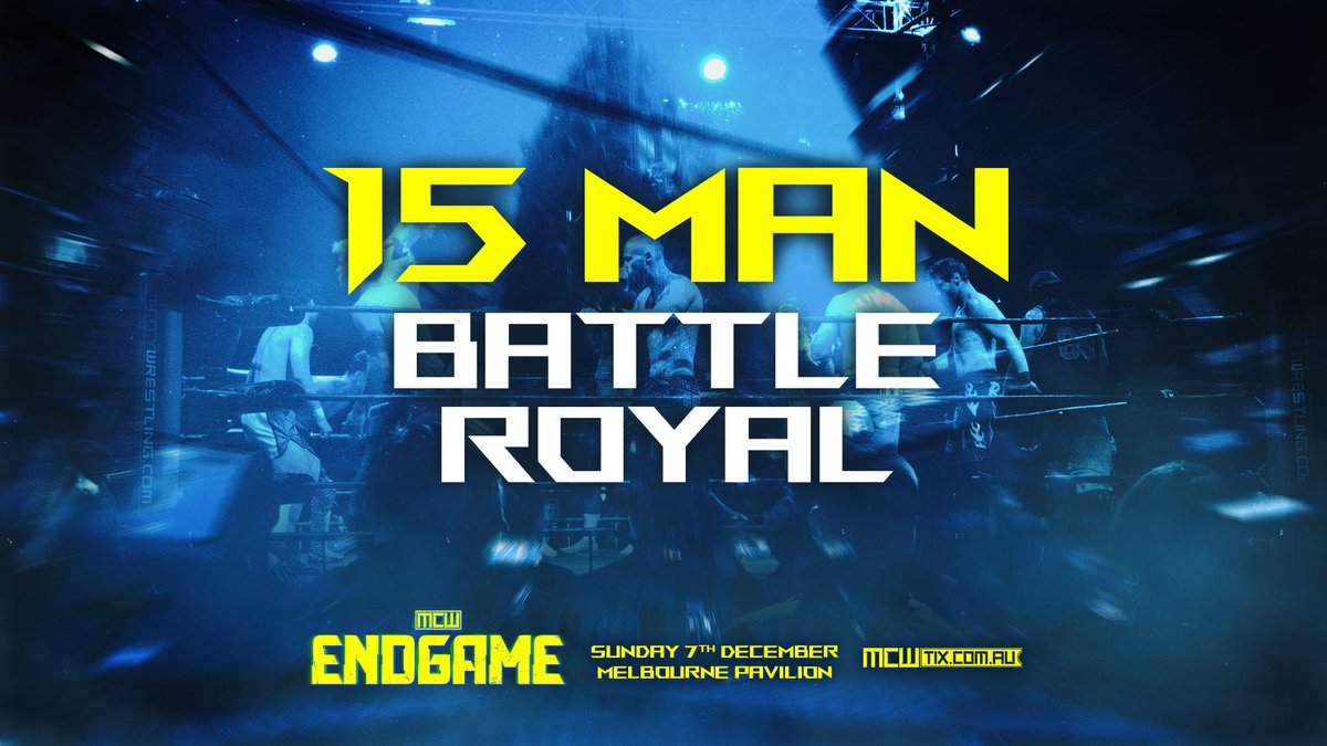 Who would you like to see compete in our over-the-top Battle Royal match at #MCWEndGame? 

Comment Below! 🔽🔽