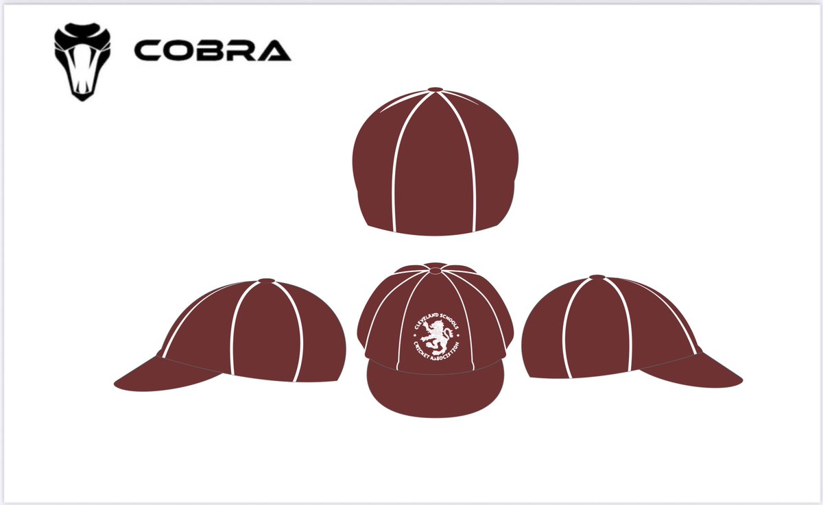 At our Presentation Evening to celebrate the 2025 cricket season, players were presented with a special Cleveland Schools Cricket Association cap, supplied courtesy of <a href="/CobraCricket/">cobra cricket</a>  : a “Baggy Burgundy”.