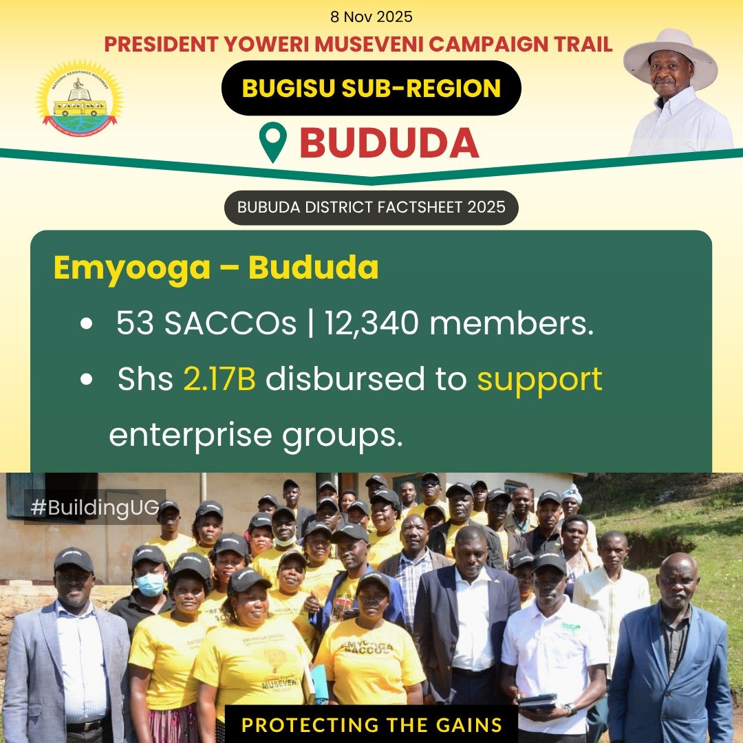 Bududa residents appreciate President Yoweri Museveni for promoting sustainable agricultural practices that increase productivity. #WhyUgStillNeedsM7 #ProtectingTheGains