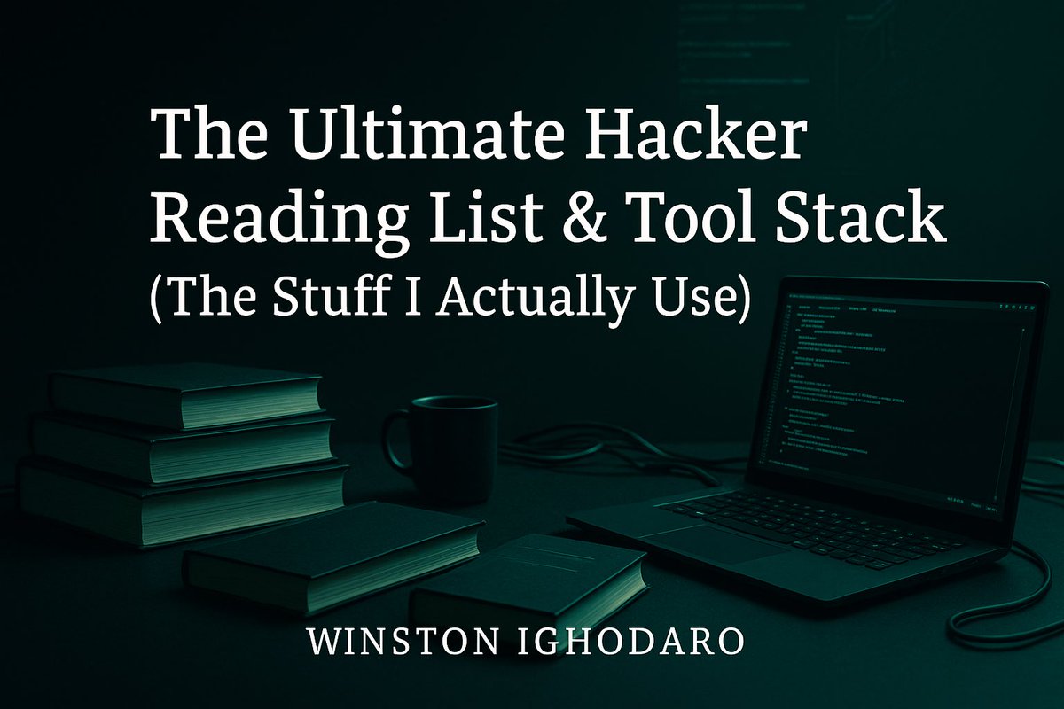 If you’re serious about hacking and cybersecurity, you need two things: the right reading list to shape your mindset, and a practical toolset you actually know how to use. This article gives you both.

cybergeneration.tech/the-ultimate-h…

Repost to help others 🫡
<a href="/cyber_razz/">Abdulkadir | Cybersecurity</a>