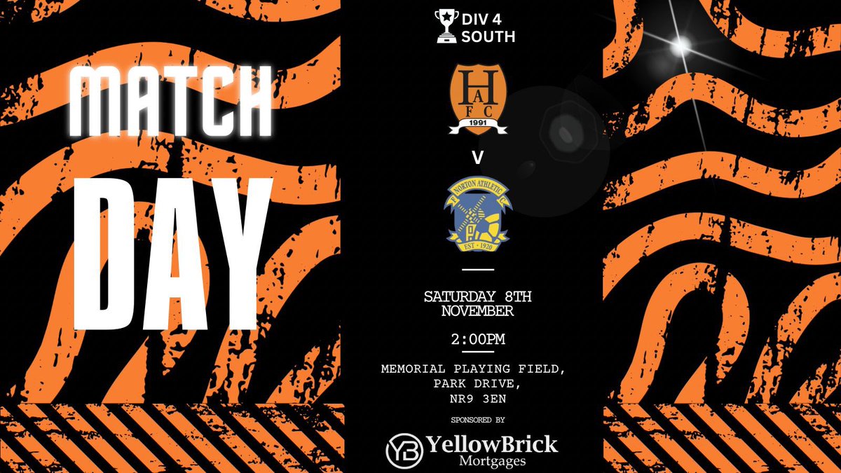 HAFCSaturdays's tweet image. 🖤🧡 MATCH DAY 🧡🖤

Looking to put a 4th consecutive league win together and keep the pressure on at the top!

Cracknells birthday today, rumours of a casino trip 🎰 and then a live band at the social 🎷 

As always, any support today would be massively appreciated! 

#UTT🍊