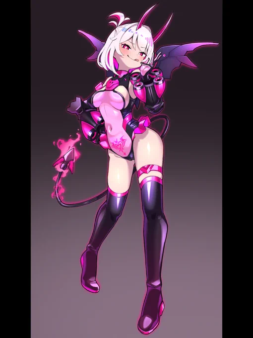 サキュバスなソウレイちゃん立ち絵