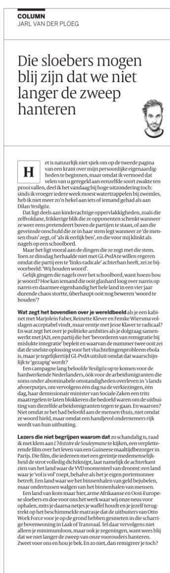 Slavenhandelaren….. #VVD