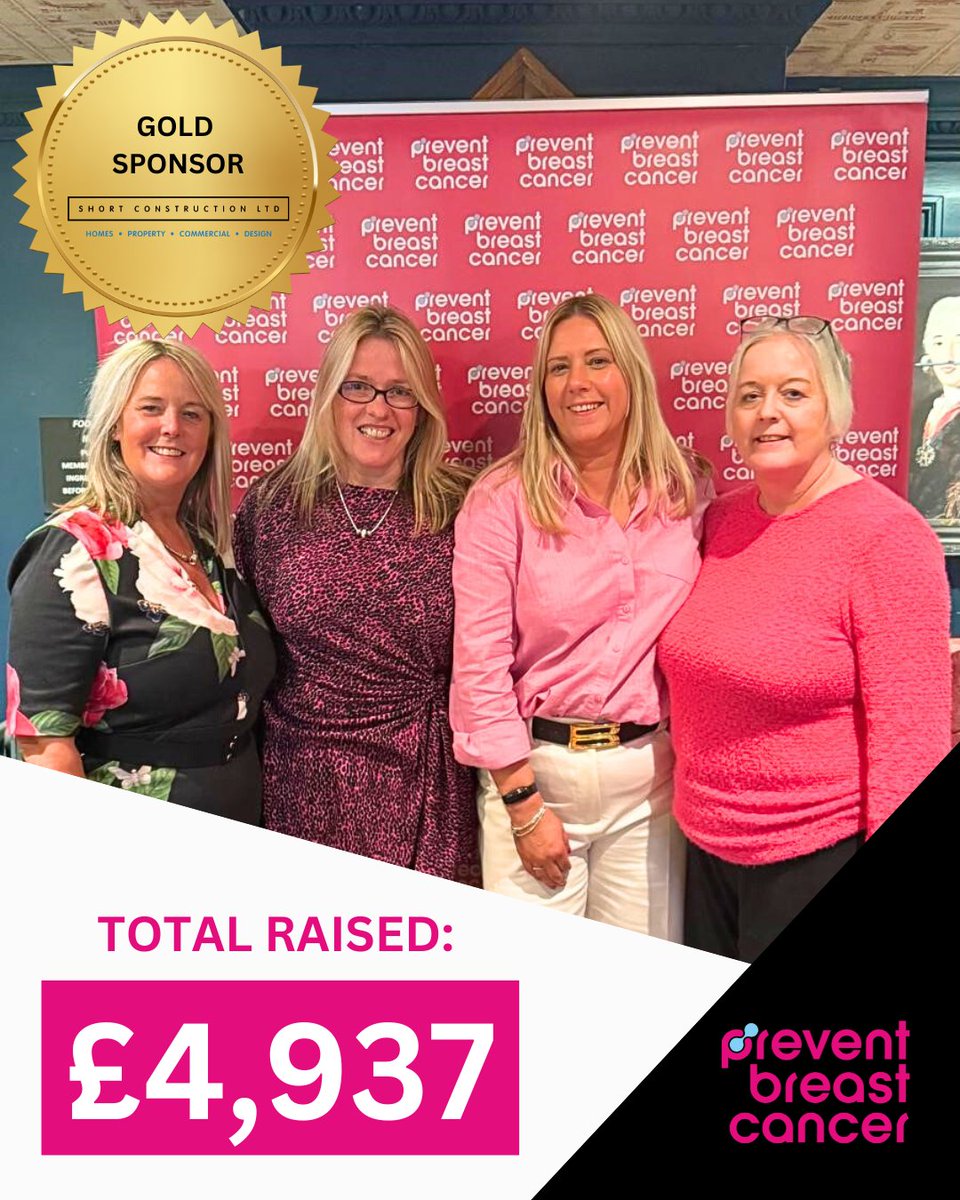 Shortconstruct's tweet image. Last month, we were proud to be a Gold Sponsor of a @wearepreventBC event in Sale. Thank you to everyone who attended and contributed to the charitable initiative.

For related resources, or to donate, please visit: preventbreastcancer.org.uk 

#PreventBreastCancer #Awareness
