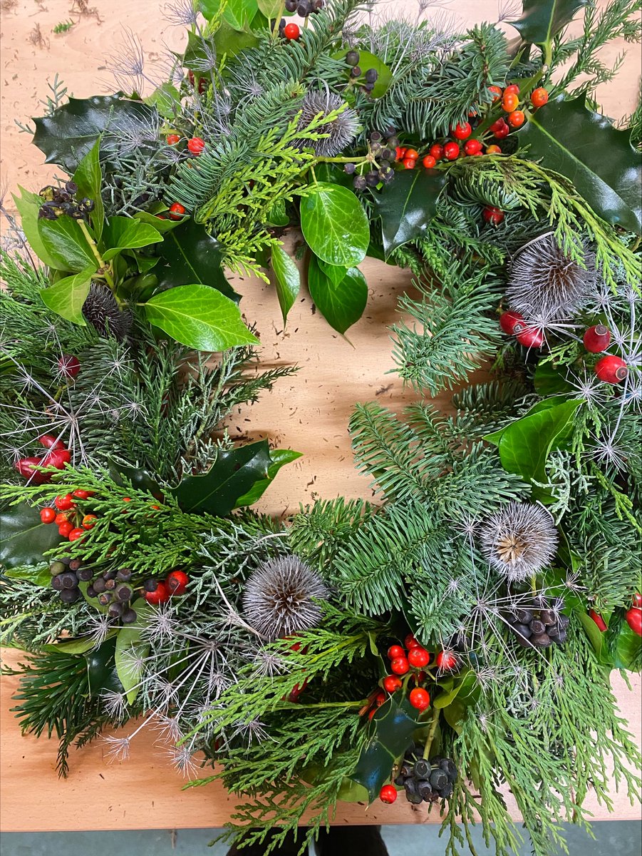 🎄 Christmas Wreath Making Workshop - Fri, Dec 5, 12:30-3 PM! Join Fiona from Hillier Flowers at Sculthorpe Moor to create your own fresh wreath. All materials &amp; refreshments included. £45/ Members £40. Info &amp; booking: ow.ly/oQz250Xhn2Z