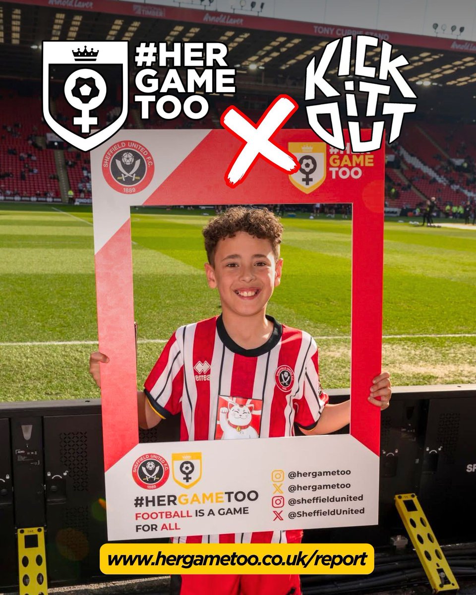 🚨 Weekend reminder!

Football should be for everyone. If you see or experience sexism, please let us know at 👉 buff.ly/yRYJ1nN

Every report helps us build a safer, more inclusive game. Working with <a href="/kickitout/">Kick It Out</a>, we’re standing up for equality and respect across football.