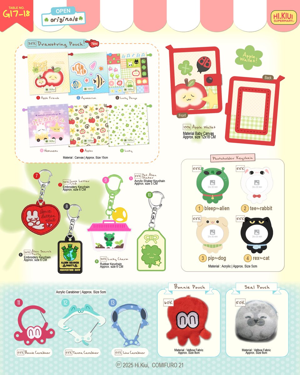 phoibeela's tweet image. (1/3) RTs &amp;amp; shares are really appreciated! ᓚ₍ ^. .^₎♡

Helloo ~ It’s Hi.Kiui’s #cf21catalogue !! 
ꕤ 15-16 Nov 
ꕤ G17-18 Both Days
ꕤ OTS only 

(Originals &amp;amp; Fanmerch!)
Hope to see you guys there!! (✮v✮)