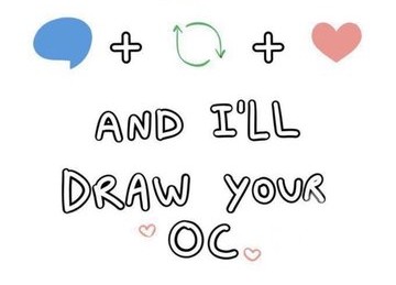 Okay, people, it's time to do it again! 
The last drawing was amazing, so I want to do it again! 

Luck awaits the chosen 3, but everyone has an equal chance!

#smallartist #ArtistOnTwitter #OC