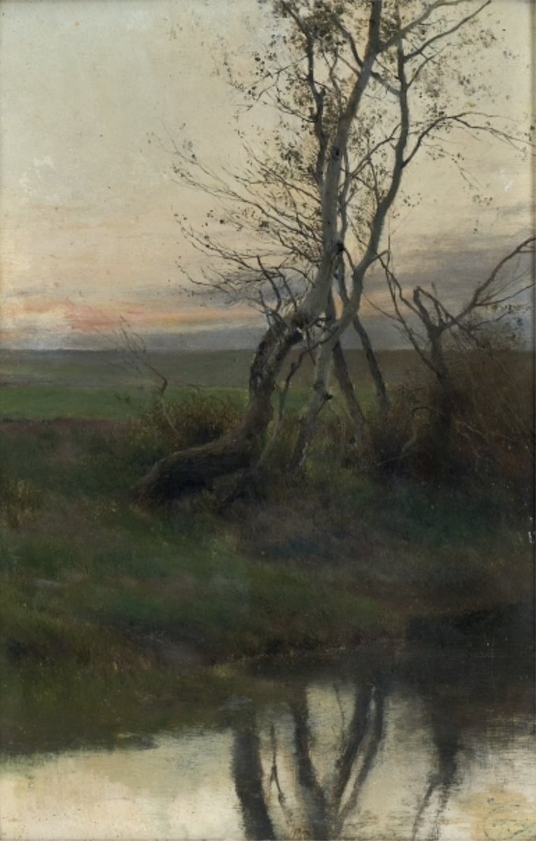 Zeuxis_gallery's tweet photo. Maestro del paisaje

"Paisaje con río al atardecer" de Emilio Sánchez Perrier es una magnífica tabla de su etapa de madurez pictórica

Perteneció a la conocida galería Thomas Agnew &amp; Sons, que vendió, entre otras obras, la Venus del espejo de Velázquez a la National Gallery https://t.co/ql8aIKUiWe