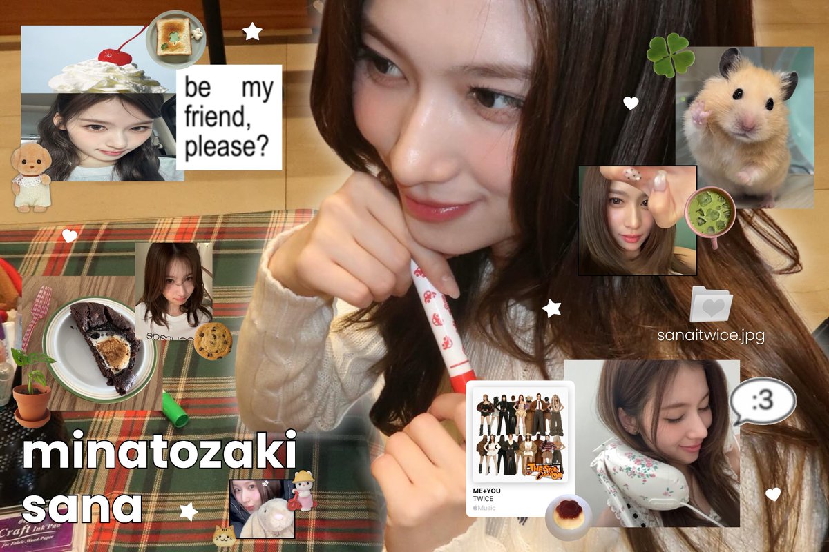 sanaitwice's tweet image. friends-recruitment.exe )” ⋆. 𐙚 hi hii~ it’s sana here! i baked some cookies today &amp;amp;&amp;amp; suddenly thought.. wouldn’t it be sweeter if i had someone to share them with? :3 so um… would you maybe, possibly, want to be my friend? i’ll save you the biggest cookie ⁠♡