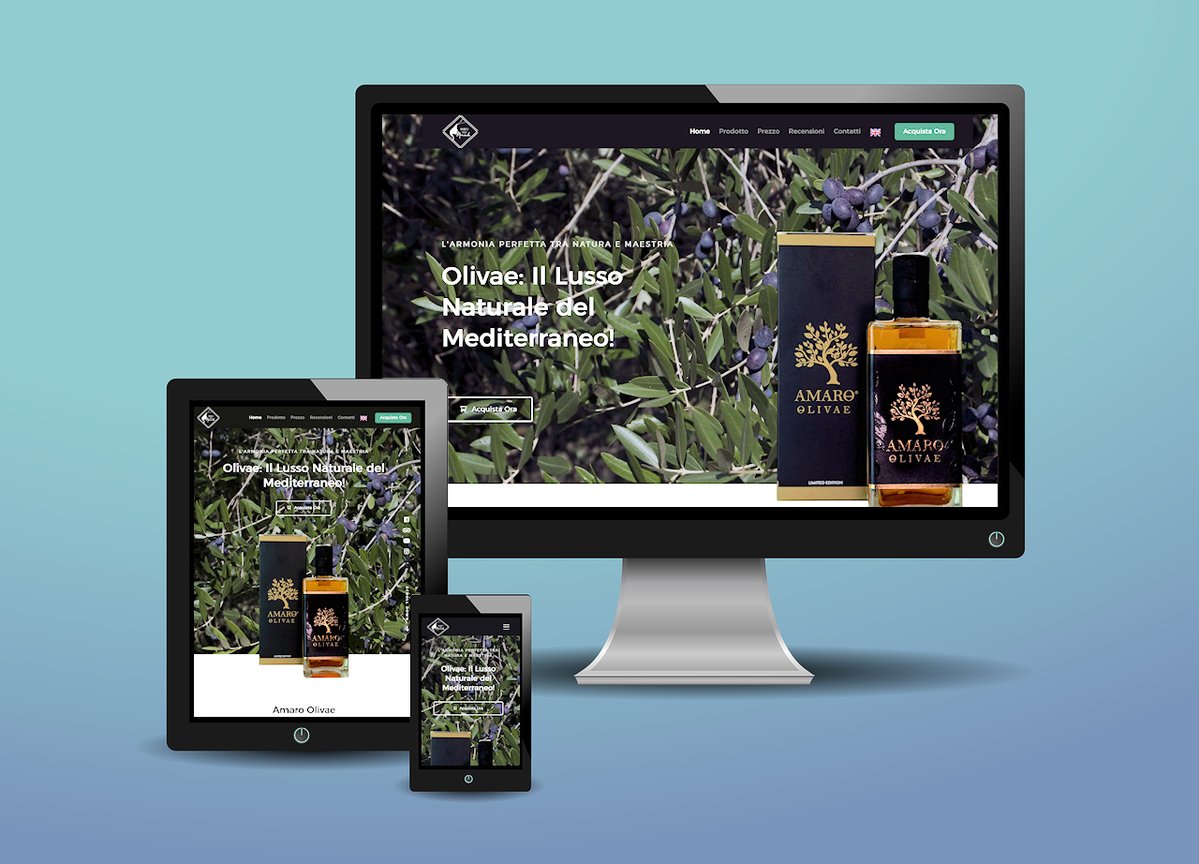 Web_plan's tweet image. ✨WEBPLAN presenta: Olivae – l’Amaro alle Foglie di Ulivo. Una landing page che racconta un’esperienza, non solo un prodotto.

🌿Olivae è l’amaro che nasce dal cuore del Mediterraneo: un equilibrio perfetto tra natura, tradizione e maestria artigianale.

👉amaroolivae.it