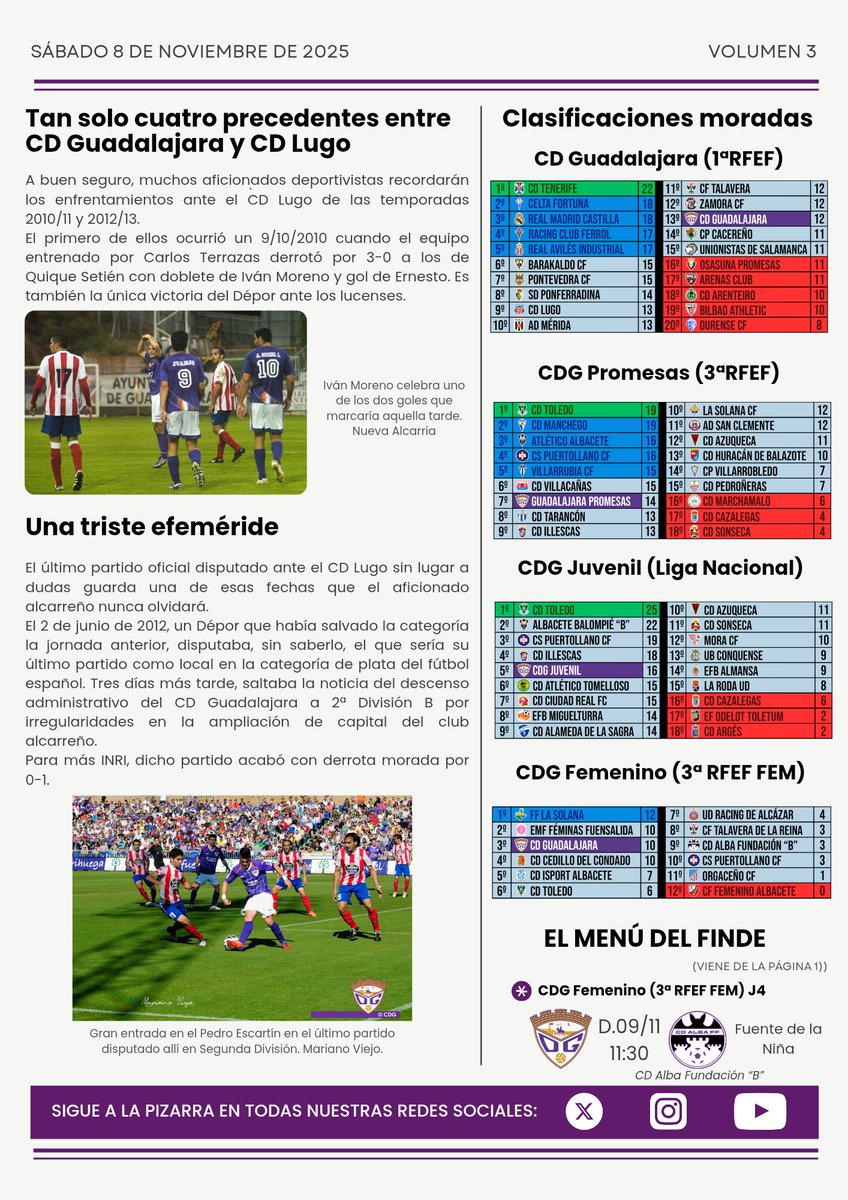 🆕 NUEVA ENTREGA DE LA PREVIA🆕

Ya disponible para su lectura todo lo que necesitas saber de cara al fin de semana del <a href="/deporguada/">C.D. Guadalajara 🟣⚪️</a>.

¡Comparte con todos tus colegas deportivistas!