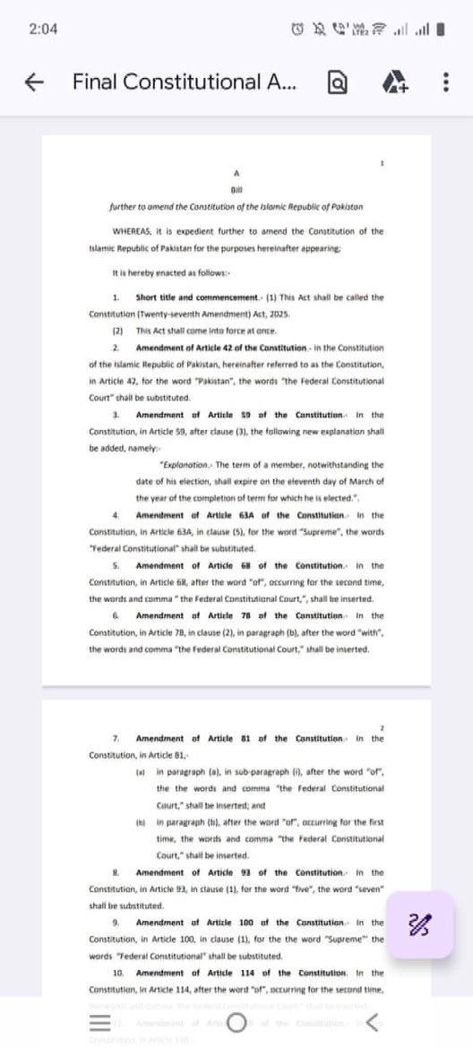 Saeed_Sangri's tweet image. Just received proposed #17thAmendment draft from my friend Islamabad, 
Unable to read because of driving