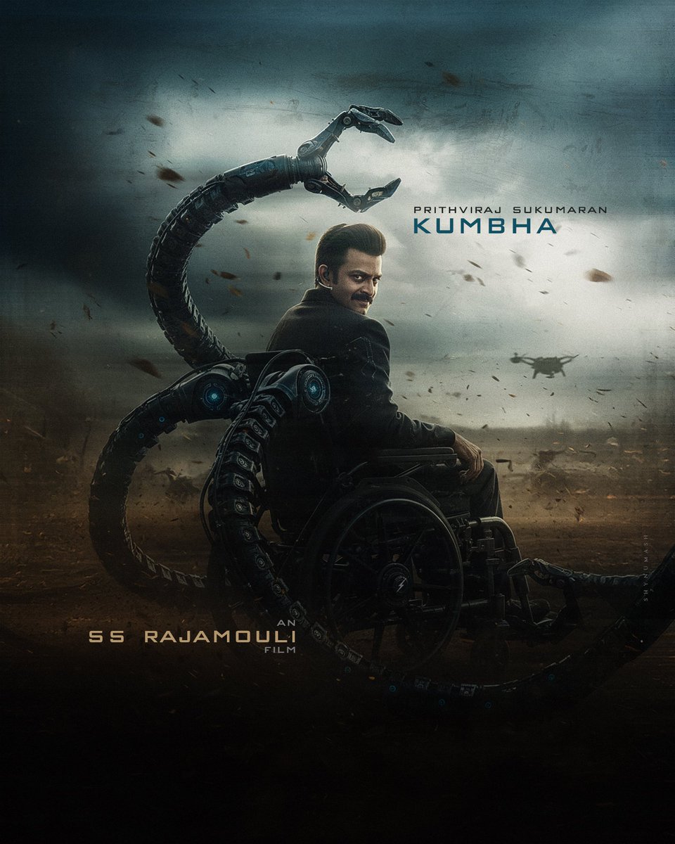 SeriousSatish's tweet photo. Ruthless. Measured. Complex. 

@PrithviOfficial is #Kumbha 

#GlobeTrotter
@ssrajamouli @urstrulyMahesh @mmkeeravaani @sridurgaartsofficial @sbbyssk https://t.co/4RCoGceazt